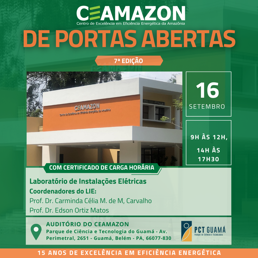 Imagem do evento: 🚪✨ CEAMAZON DE PORTAS ABERTAS - 7ª Edição: LIE✨🚪